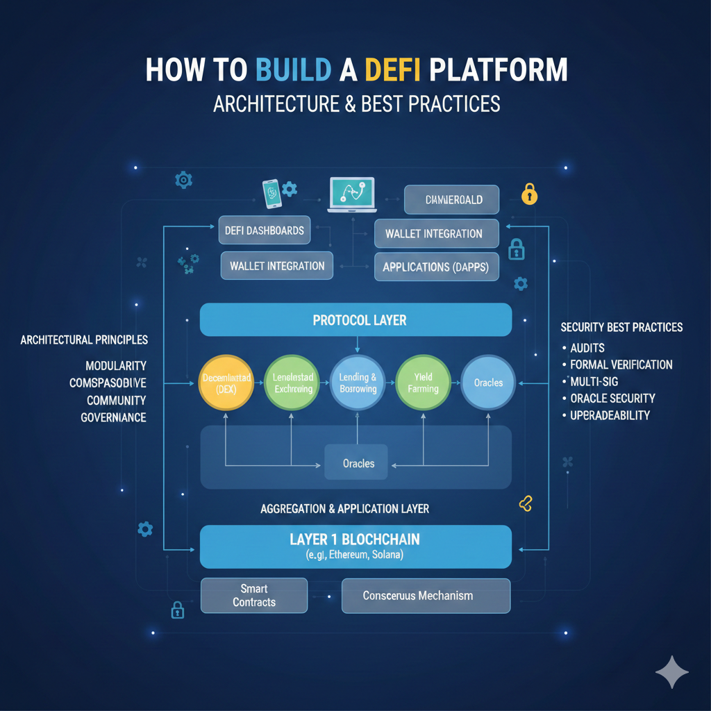How to Build a DeFi Platform: Architecture & Best Practices